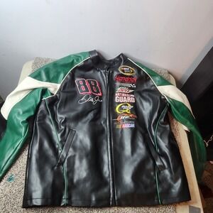 NASCAR HENDRICK MOTORSPORTS  DALE EARNARDT JR POLYVINYL CHLORIDE JACKET SIZE XXL